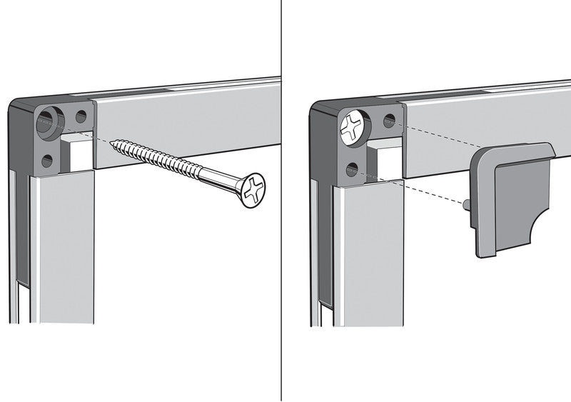 Nobo Whiteboard – 45 × 30 cm, lackierter Stahl, magnetisch, Aluminiumrahmen, inkl. Stifteablage, Montagesatz
