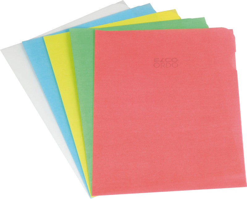 Elco Sichtmappe A4 – Rot, Papier, 100er-Pack
