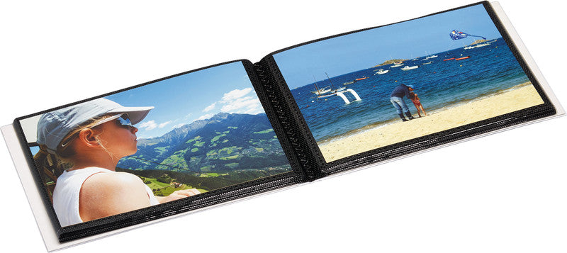 Walther Mini Memories Einsteckalbum – für 100 × 150 mm, 40 Fotos, austauschbares Covermotiv, Kunststoff