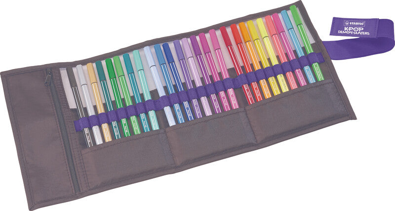 STABILO Pen 68 Filzstift – Rundspitze, 1 mm, wasserbasiert, 25 Farben