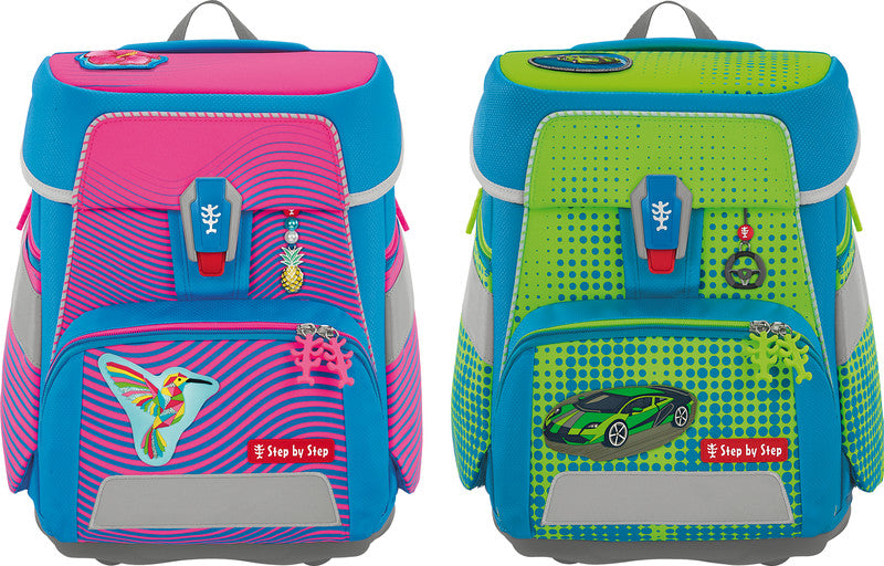 Step by Step Schulrucksack-Set Space Neon – 5-teilig – Star Catcher Juno – recycelter Bestandteil