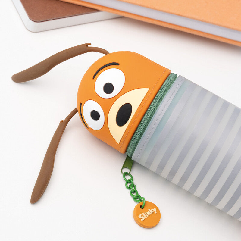 Disney Schlamperetui, Toy Story Slinky, Mehrfarbig, Silikon, 7 × 18 cm