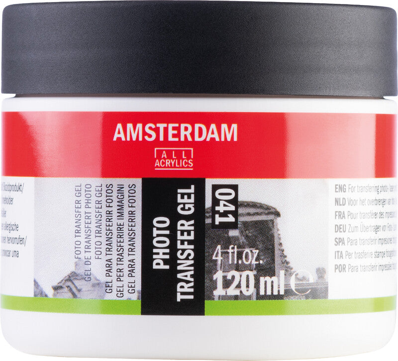 Royal Talens Foto Transfer Gel 041 Malmittel – Transparent, wasserfest – 120 ml – für Laserdrucke