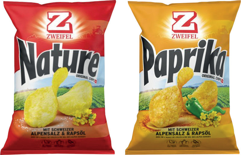 Zweifel Chips – Original, vegan, glutenfrei, Beutel, 30 g