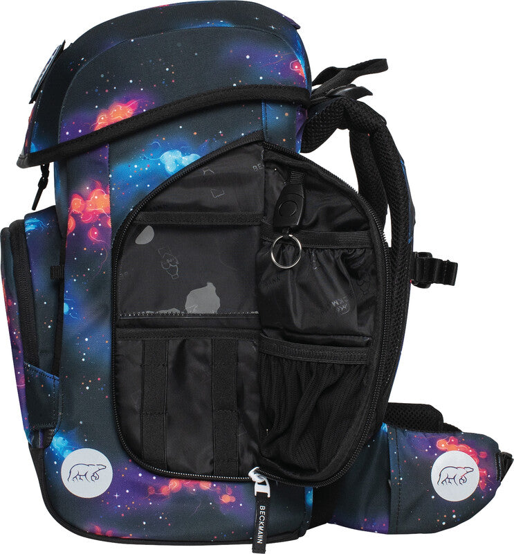 Beckmann Schulrucksack Plus Air – Ninja Elements – 20 l – 28,0×40,5×23,0 cm – recycelte Materialien