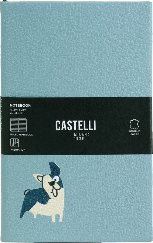 Castelli Notizbuch – A5 – 192 Seiten – 80 g/m² – Gebunden, Lesezeichen, Nummerierte Seiten, Mehrfarbig
