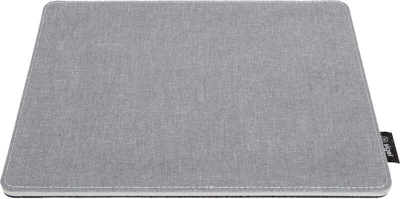 Sigel Eyestyle Mausmatte – Hellgrau/Schwarz, 250 × 200 × 7 mm