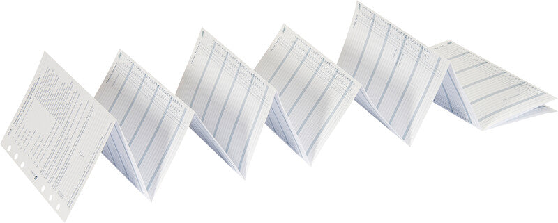 Succes Kalender-Einlage – 1 Tag/Seite, 6-fach, 9,5 × 17,1 cm, 2027