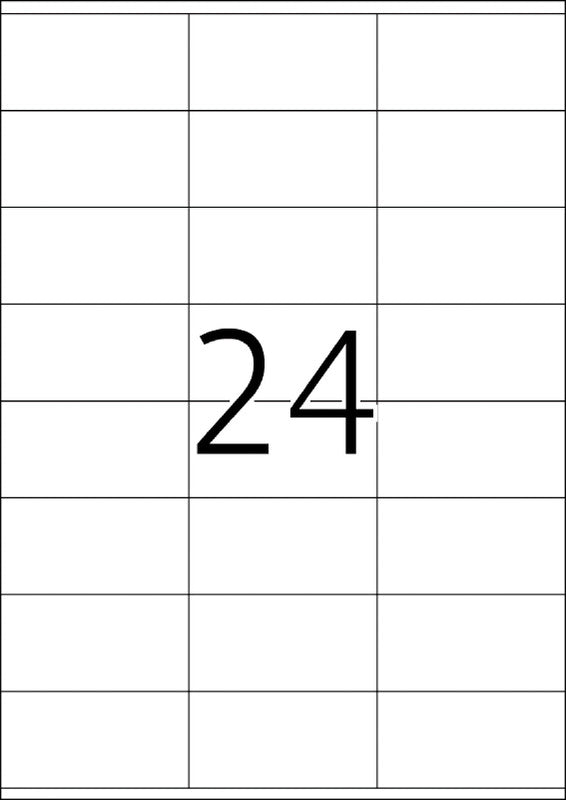 HERMA Etiketten, 70 mm × 36 mm, weiss, Papier, permanent, 25 Blätter (600 Etiketten)