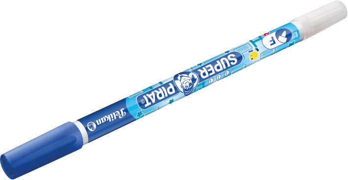 Pelikan Tintenlöscher Super Pirat – fein – blau – Blister 2 Stk.