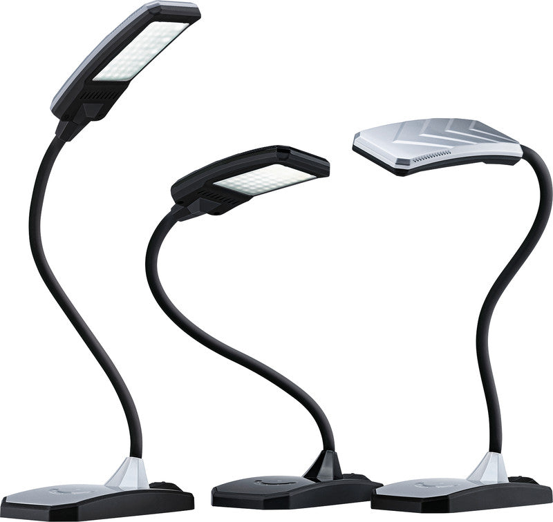 Hansa LED Tischleuchte Twist – USB, 5-stufig dimmbar – 4'300 K – 300 lm 6 W – silber Kunststoff