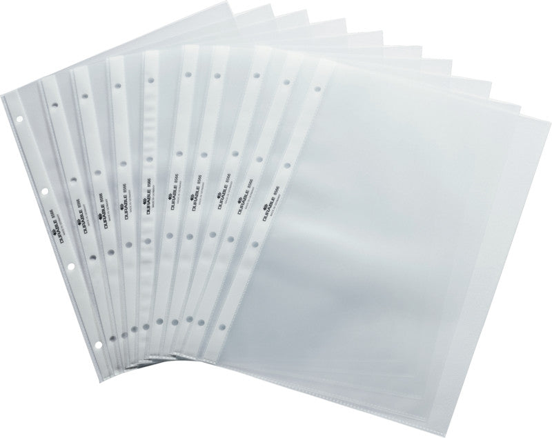 Durable Sichtmappe A3 – transparent, Kunststoff, 10er-Pack