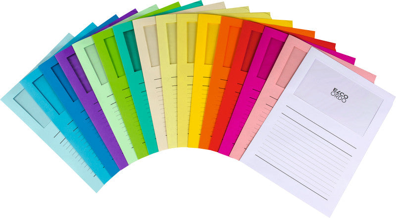 Elco Ordo Classico Sichtmappe A4 – Blau, Papier, 10er-Pack