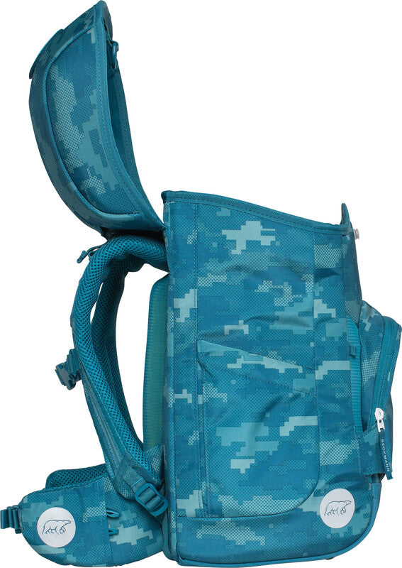 Beckmann Schulrucksack Plus Air – 6-teilig – Jungle Game