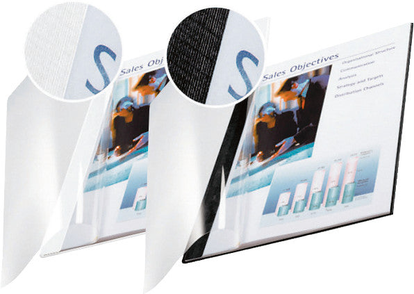 Leitz Buchbindemappen – für Format A4 – weiss – 10 Stk.