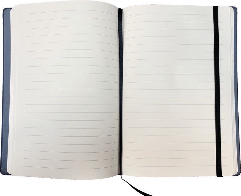 Denkzettel Notizbuch, A5, liniert, Fadenheftung, Hardcover, 192 Seiten, 70 g/m² – mehrfarbig