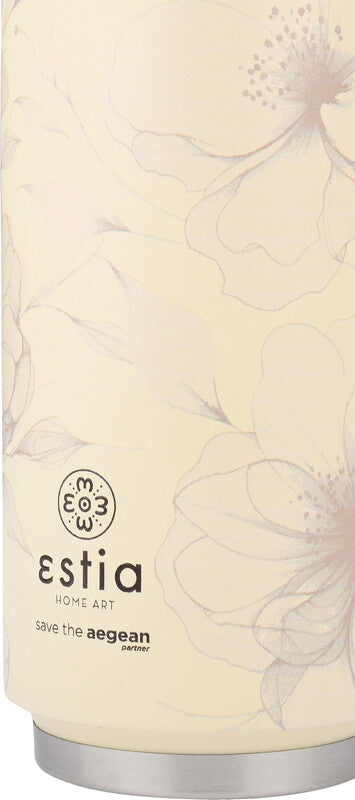 Estia Thermobecher – 5 dl – Edelstahl, isoliert, mit Strohhalm, auslaufsicher, BPA-frei – Terra Serenity