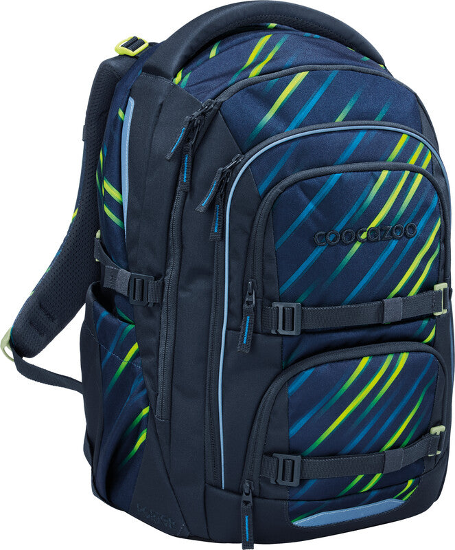 Coocazoo Rucksack Porter – Fast Lime – 30,0 × 46,0 × 23,5 cm – aus 100% recycelten PET-Flaschen