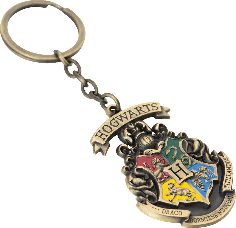 Harry Potter Schlüsselanhänger Hogwarts – Zink, Mehrfarbig