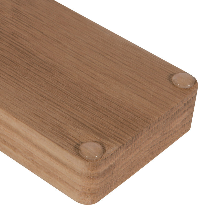 Sigel Visitenkarten-Aufsteller – Eiche, 107 × 22 mm – für Visitenkarten bis 90 mm Breite
