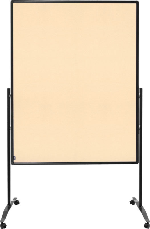 Legamaster Pinnwand – Filz, Alurahmen – 120 × 150 cm, Beige, Premium Plus mobil