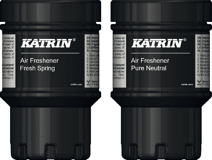 Katrin Refill Fresh Spring – Schwarz, Metall – für Katrin Duftspender Air Freshener