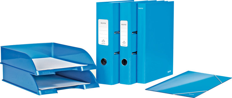 Leitz Sammelmappe für A4, Karton, Blau, mit Gummizug