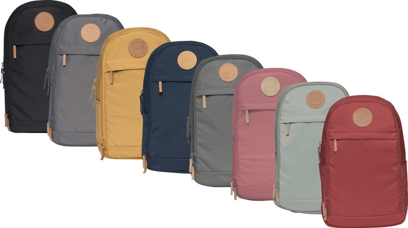 Beckmann Urban Rucksack – Soft Grün – 30,0×48,0×22,0 cm – Recycelte Materialien