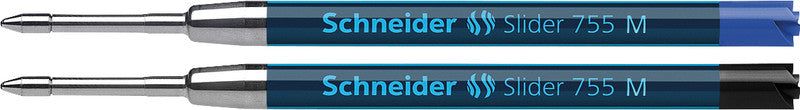 Schneider Schreibgeräte Schneider Kugelschreiber-Mine Slider 755 – Schwarz, 0,5 mm, dokumentenecht, geruchsarm