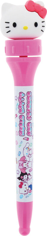 Kitty sweets Hello Kitty Spinny Pen Kugelschreiber – Schwarz, Deckel, Kunststoff, Mehrfarbig, geruchsarm