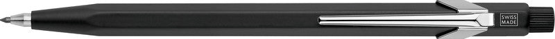 Caran d-Ache Fixpencil Slimpack Fallminenstift – 2,0 mm – Aluminium – Schwarz – Mit Spitzer