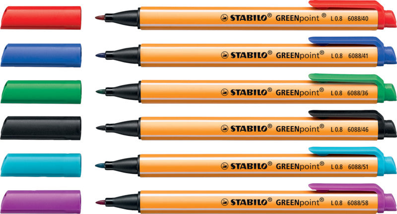 STABILO GREENpoint Fineliner 0,8 mm – violett