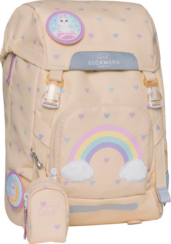 Beckmann Classic Schulrucksack – Yellow Heart – aus rPET