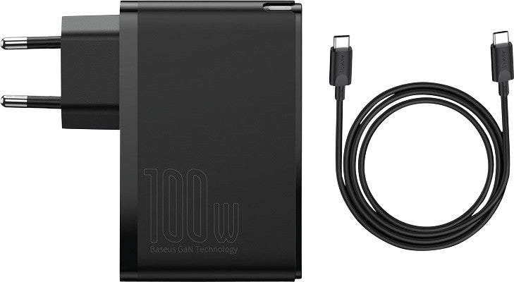Baseus Ladegerät – 100 W, 2× USB-A + 2× USB-C