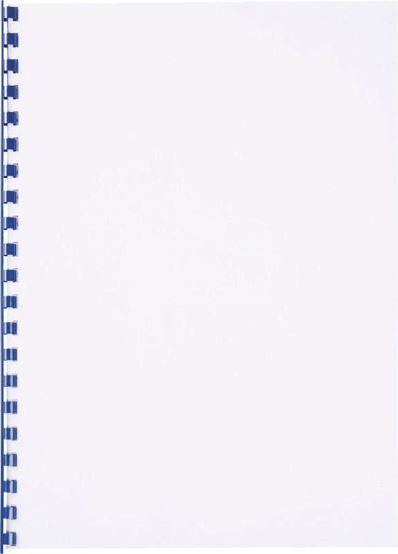 GBC Bindedisc-Ringe – für A4 – Ø 8 mm, blau, Kunststoff – 100 Stk.