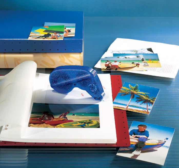 HERMA Vario Haftpunkte permanent – 12 × 13 mm, 1'000 Stk., blau, für Papier, Fotos, Dokumente