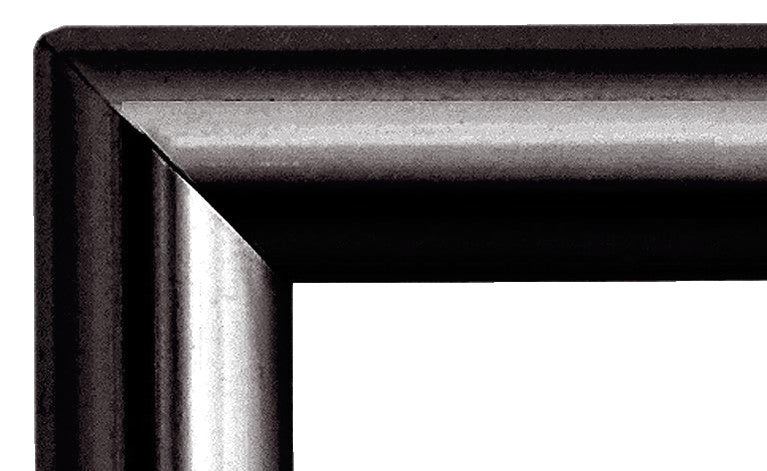 Dufco Wechselrahmen Kunststoff, schwarz, 50 × 70 cm