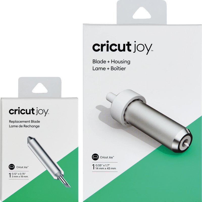 Cricut Ersatzklinge 14 × 43 mm, Kunststoff/Metall, Silber – für Joy