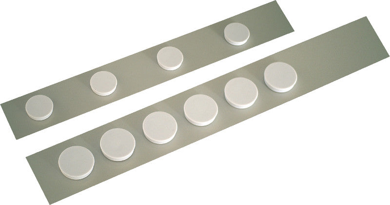 Ultra-Dex Magnetleiste Magnetflexband – 500 mm × 50 mm, Lichtgrau, Zuschneidbar, Selbstklebend