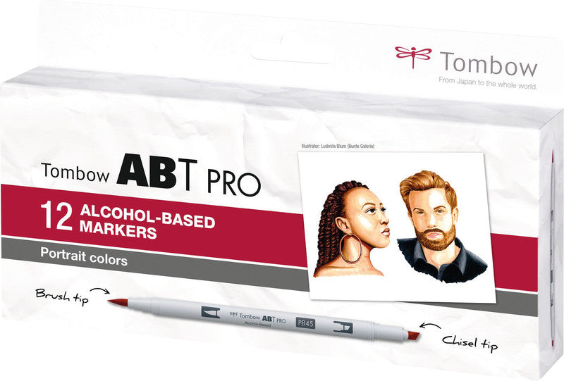 Tombow Filzstifte ABT PRO, 12 Farben