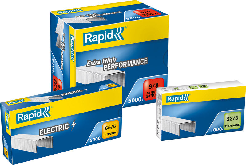 Rapid Heftklammern 23/10 – 10 mm – Metall, silber – 1000 Stk.