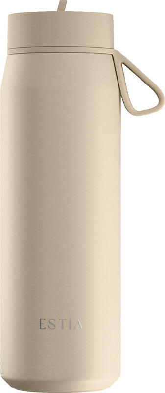 Estia Pulse Isolierflasche 500 ml – Doppelwandig 12 h Heiss / 24 h Kalt, Edelstahl, Schraubdeckel