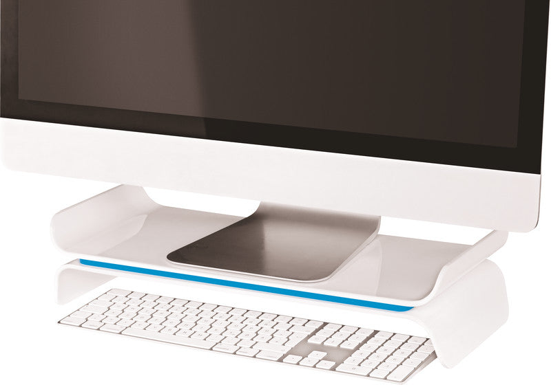 Leitz 65040036 – Tischhalterung, bis 27", blau, weiss