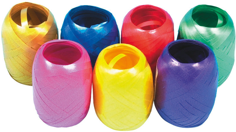 Präsent Geschenkband Eiknäuel – America – 10 mm × 30 m, Kunststoff, sortiert