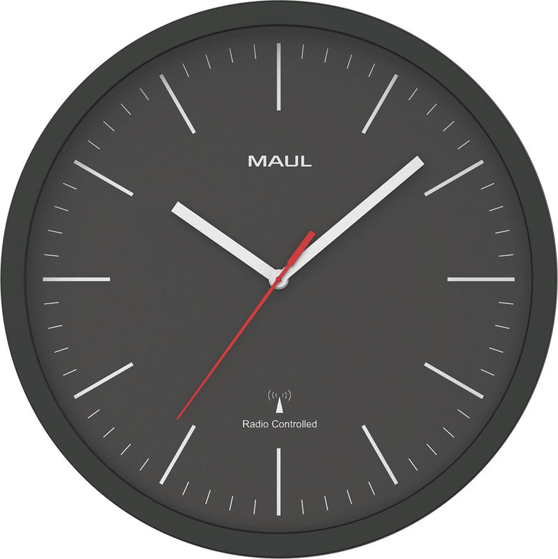 MAUL Digitale Wanduhr – schwarz