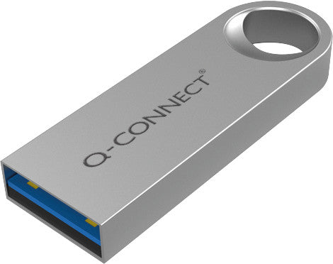 Q-CONNECT USB-Stick – 32 GB, USB 3.0, silber