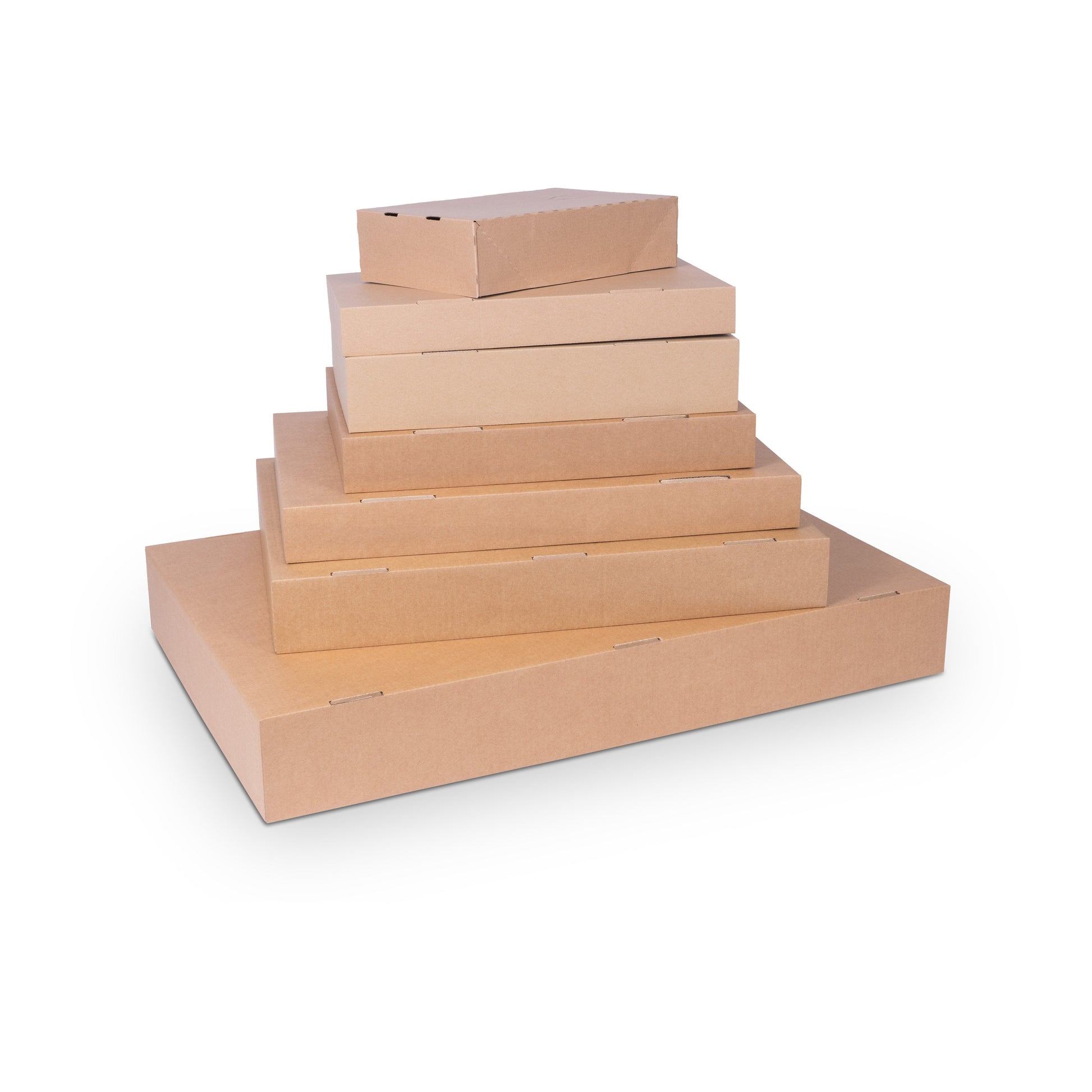 Model Stülpschachtel-Boden, braun – 425 × 302 × 80 mm