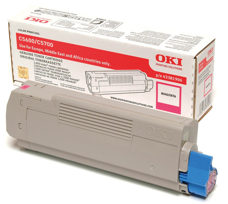 OKI Toner – magenta, 2000 Seiten