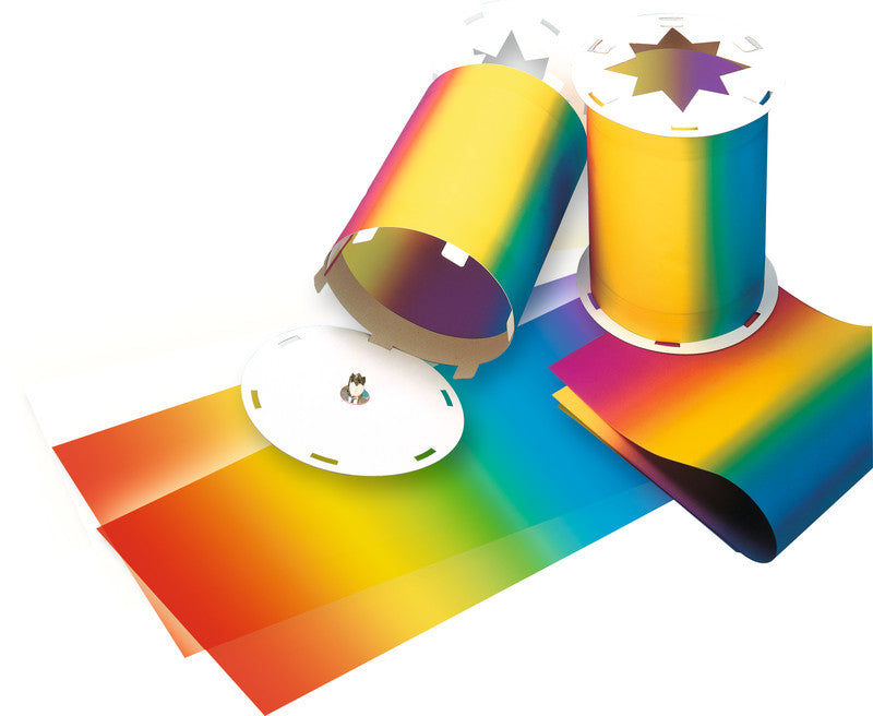 Folia Transparentpapier – 35 × 51 cm, 100 g/m², mehrfarbig, 25 Bogen, zum Basteln