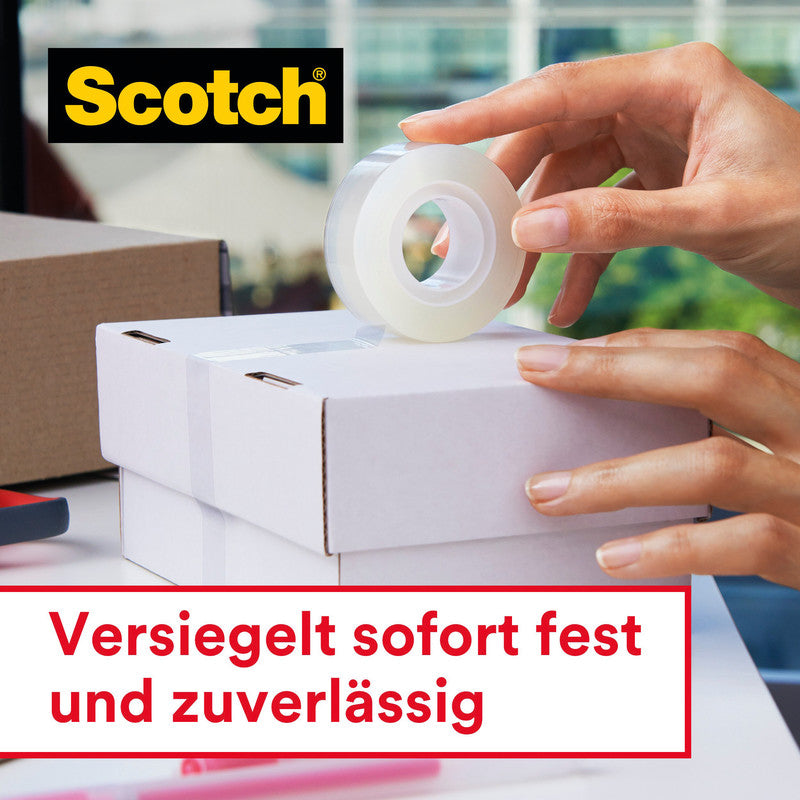 Scotch Handabroller – für Rollenbreite bis 19 mm, für Bandlänge bis 15 m, für Kern 1", inkl. 1 Rolle